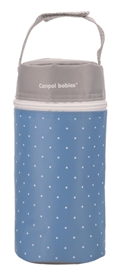 Термосумка Canpol babies мягкая, голубая в точки, 69/009