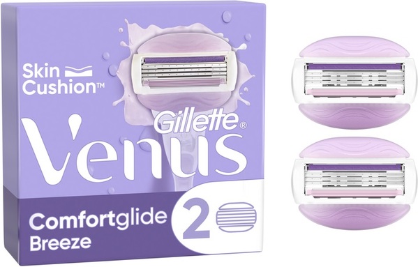 Картриджи сменные для бритья (лезвия) Venus 3 ComfortGlide Breeze, 2 шт