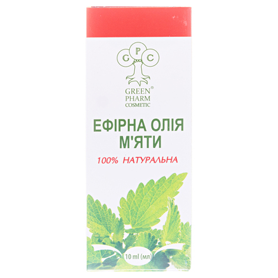Олія ефірна Green Pharm Cosmetic м'яти, 10 мл