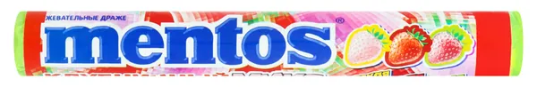 Драже жувальне Mentos Chewy Dragees полуничний мікс, 37 г
