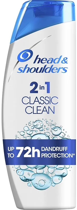 Шампунь і бальзам-ополіскувач Head & Shoulders 2-in-1 Classic Clean Основний догляд проти лупи, 360 мл