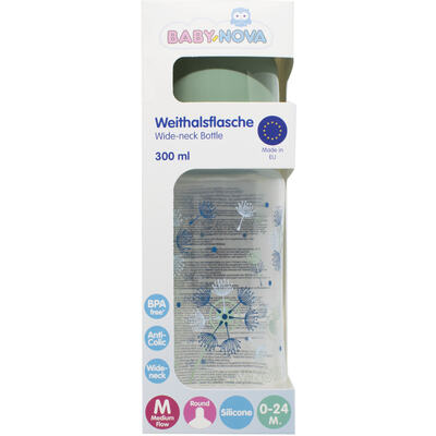 Бутылочка Baby-Nova 48002-2 с декором, 300 мл
