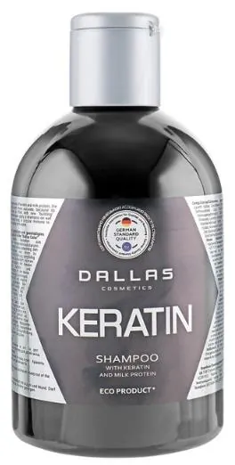 Шампунь Dallas Cosmetics Keratin з кератином та екстрактом молочного протеїну, 500 мл