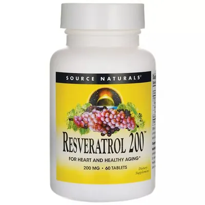 Ресвератрол Source Naturals Resveratrol 200 мг таблетки №60