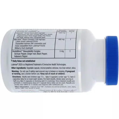 Комплекс для захисту та покращення зору RidgeCrest Herbals EssentialEyes гелеві капсули №120