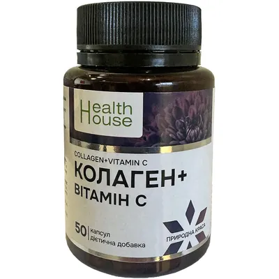 Колаген + Вітамін C Health House капсули №50