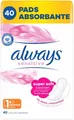 Прокладки гігієнічні Always Ultra Sensitive Normal, 4 краплі, 1 розмір, 40 шт