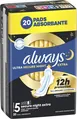 Прокладки гігієнічні Always Ultra Secure Night Extra, 7 крапель, 5 розмір, 20 шт