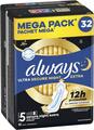 Прокладки гигиенические Always Ultra Secure Night Extra, 7 капель, 5 размер, 32 шт