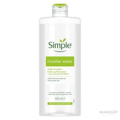 Міцелярна вода Simple Kind to Skin Micellar Cleansing Water, 400 мл