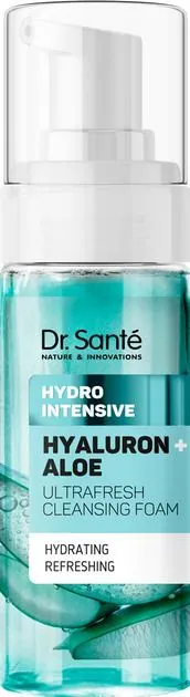 Пінка для вмивання Dr.Sante Hydro Intensive Гіалурон + Алое, 150 мл