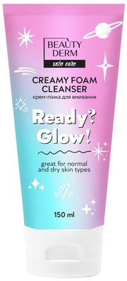 Крем-пенка для умывания Beauty Derm Ready Glow!, 150 мл