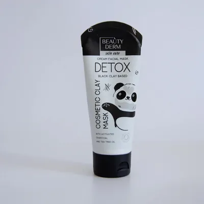 Маска для обличчя Beauty Derm Detox на основі чорної глини, 75 мл