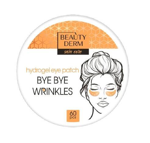Патчи для кожи вокруг глаз Beauty Derm золотые гидрогелевые Bye Bye wrinkles, 60 шт