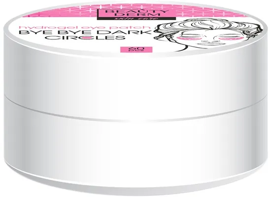 Патчі для шкіри навколо очей Beauty Derm рожеві гідрогелеві Bye Bye dark circles, 60 шт