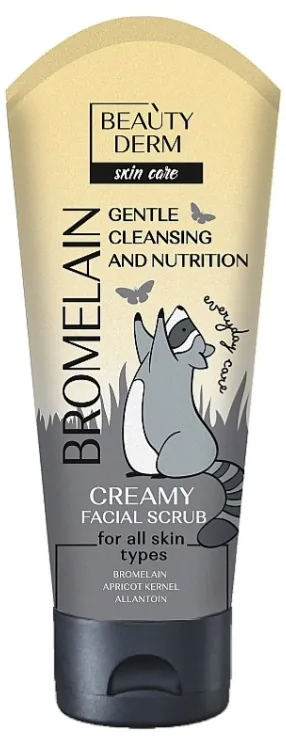 Скраб для обличчя Beauty Derm з абрикосовою кісточкою, 75 мл