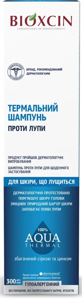 Шампунь Bioxсin Aqua Thermal при лупі, 300 мл