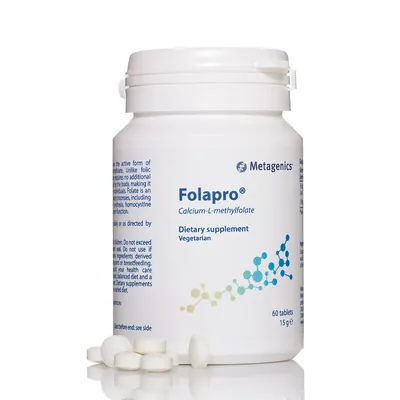 ФолаПро Metagenics FolaPro таблетки по 0.25 г №60 у бан. скл.