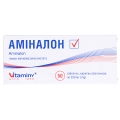 Аминалон таблетки, п/о по 0.25 г №50 (10х5)