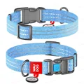 Нашийник для собак Collar WAUDOG Re-cotton QR паспортом, з відновленої бавовни, пластикова пряжка, ширина 25 мм, довжина 31-49 см