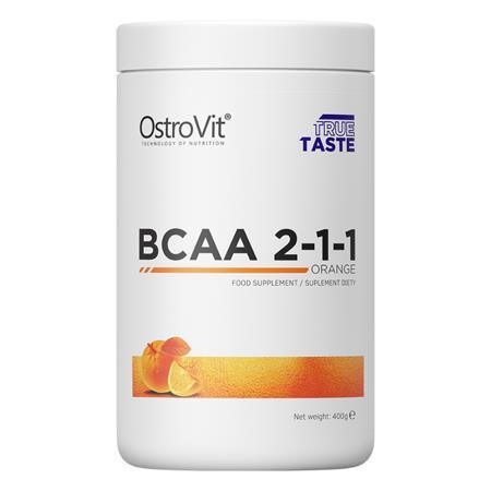 Аминокислоты OstroVit BCAA 2-1-1 вкус апельсин, 400 г