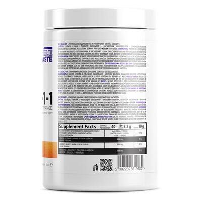 Аминокислоты OstroVit BCAA 2-1-1 вкус апельсин, 400 г