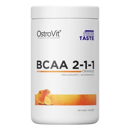 Амінокислоти OstroVit BCAA 2-1-1 смак апельсин, 400 г