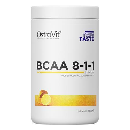 Аминокислоты OstroVit BCAA 8.1.1 вкус лимон, 400 г