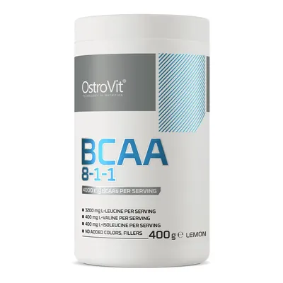 Амінокислоти OstroVit BCAA 8.1.1 смак лимон, 400 г