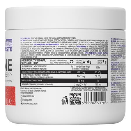 Цитрулін OstroVit Citrulline смак полуниці, 210 г