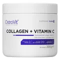 Колаген та вітамін С OstroVit Collagen + Vitamin C без смаку, 200 г