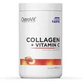 Колаген та вітамін С OstroVit Collagen + Vitamin C персик, 400 г