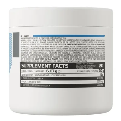 Амінокислоти OstroVit Extra Pure BCAA 2.1.1, 200 г