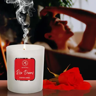 Свічка ароматична Ароматика Rose Dreams, 200 г