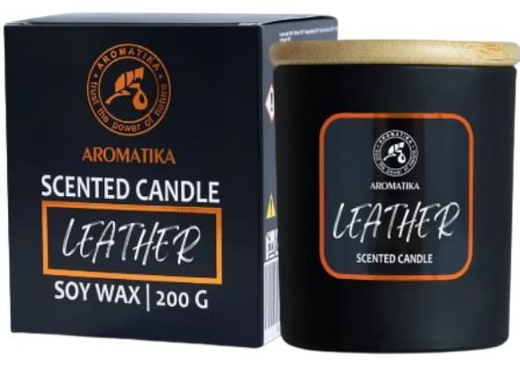 Свеча ароматическая Ароматика Leather, 200 г