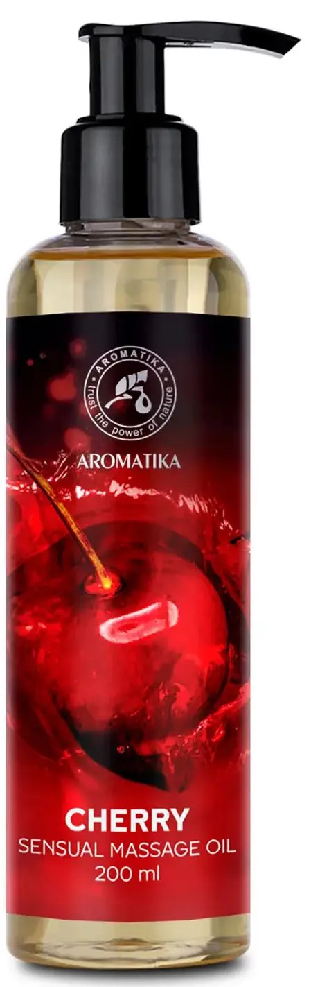 Олія Ароматика Для чуттєвого масажу Вишня, 200 мл