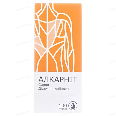 Алкарніт сироп по 100 мл у флак.