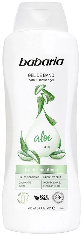 Гель для душу та ванни Babaria Aloe з алое, 600 мл