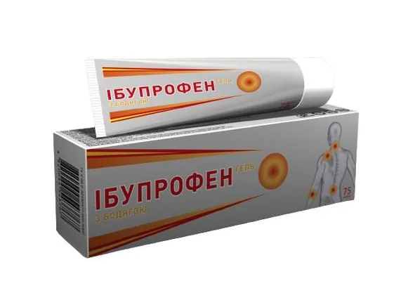 Ібупрофен гель по 75 мл у тубах Ronpharm