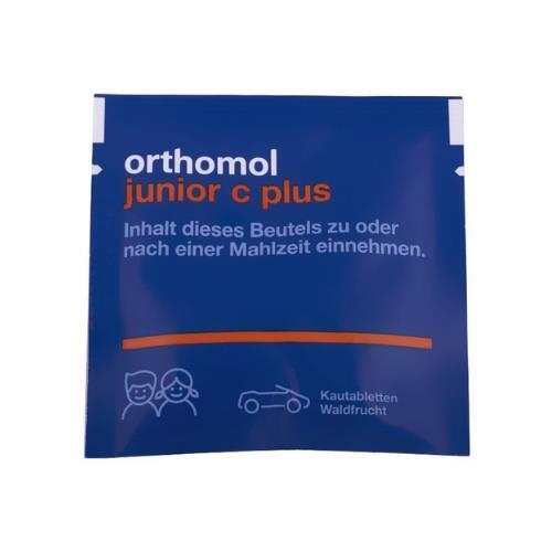 Ортомол Junior C Plus таблетки жеват. машинки со вкусом апельсина, курс 30 дней №90