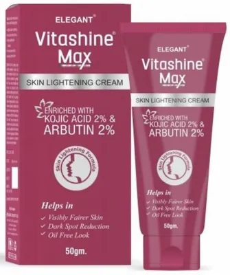 Крем для обличчя Vitashine Max від пігментації з койєвою кислотою та арбутином, 50 г