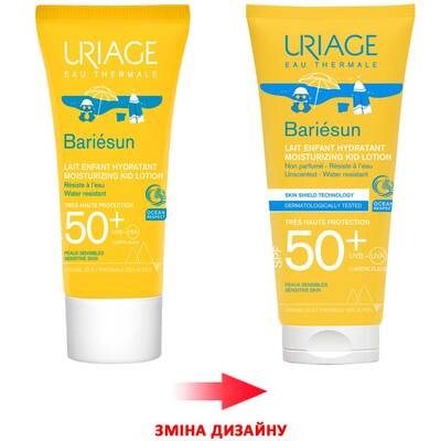 Молочко для детей солнцезащитное Uriage Bariesun без ароматизаторов, SPF 50+, 100 мл