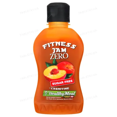 Топінг Power Pro Healthy Meal Fitness Jam Zero персик, 200 г