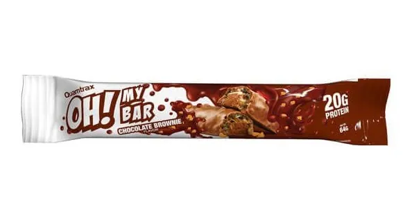 Батончик протеїновий Quamtrax Oh My Bar шоколадний брауні, 64 г