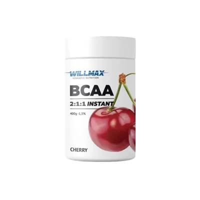 Амінокислоти BCAA Willmax BCAA 2:1:1 Instant вишня, 400 г