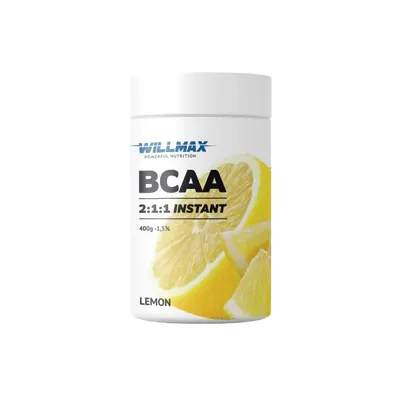 Амінокислоти BCAA Willmax BCAA 2:1:1 Instant лимон, 400 г