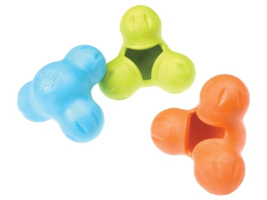 Игрушка для собак West Paw Tux Large Green для лакомств, большая 13 см, зеленая