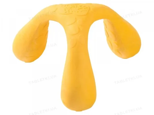Іграшка для собак West Paw Wox Large Air Dandelion тринога велика 19 см, жовта