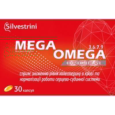 Мега Омега Ориджинал 3.6.7.9 Silvestrini капсулы №30