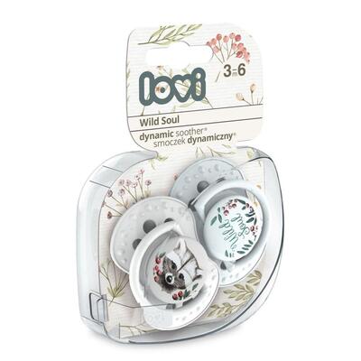 Пустушка силіконова Lovi Wild Soul динамічна, 22/883boy, 3-6 місяців, 2 шт
